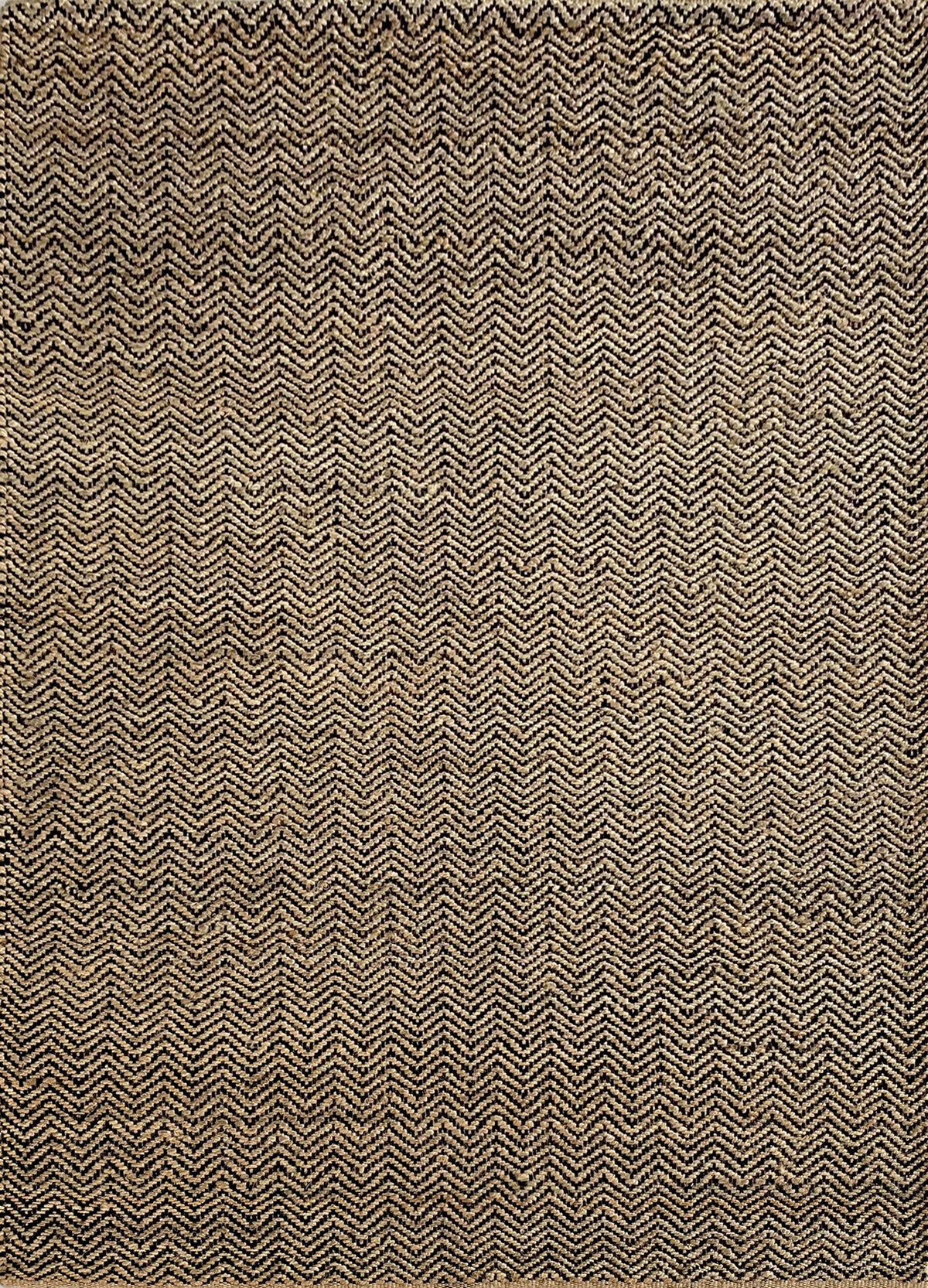 Rugslane Gold Black Jute Carpet 4.0ft X 5.6ft
