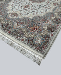 Rugslane Irani White Floral Carpet 3.3ft X 5.0ft