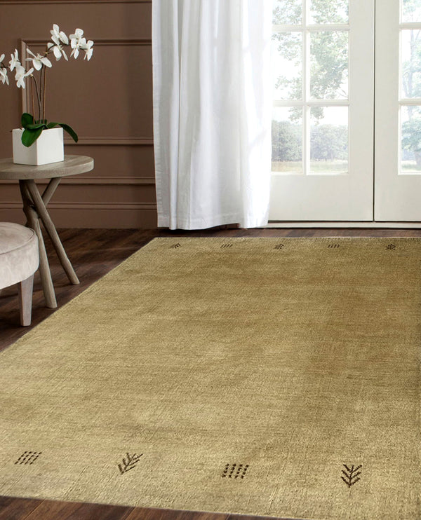 Rugslane Gold Plain Carpet 4ft X 6ft