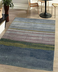 Rugslane Multi Modern Handmade Woollen Carpet 5ft x 8ft