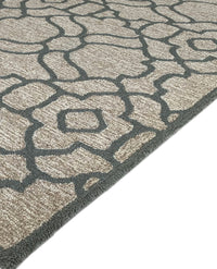 Rugslane Beige Color Modern Design 100% New Zealand Wool Handmade Carpet 5ft x 7ft