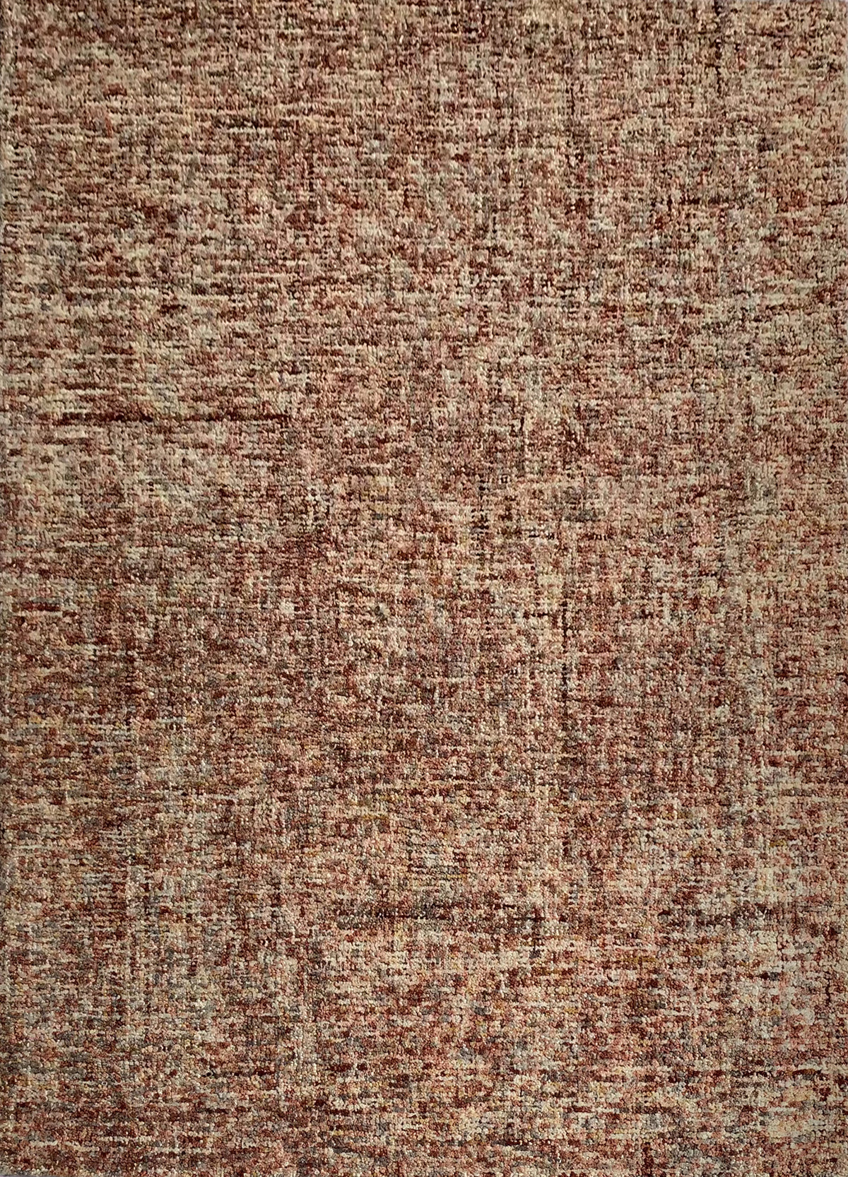 Rugslane Multi Color Modern Design 100% New Zealand Wool Handmade Plain Carpet  4.6ft x 6.6ft