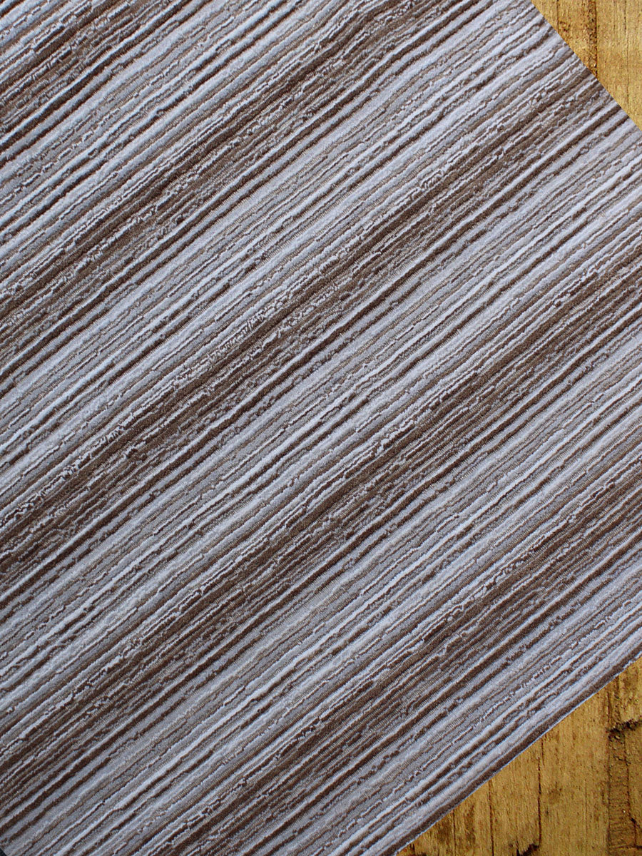 Rugslane Beige Color Plain Design 100% Wool Handloom Carpet 4.6ft X 6.6ft