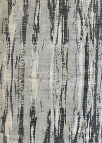 Rugslane Grey viscose carpet 5.3ft x 7.7ft
