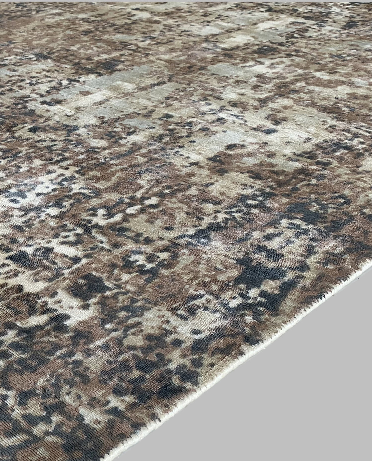 Rugslane Multi viscose carpet 5.3ft x 7.7ft