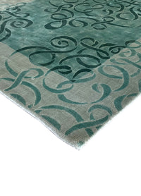 Rugslane Turquoise Abastract Carpet 4ft X 6ft