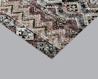Rugslane Multi Color Modern Wool & Viscose Carpet 8ft X 10ft