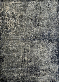 Rugslane Moderno Abstract Charcoal Grey Luxurious  100% Banana Silk Carpet 8.0ft  X 10.0ft