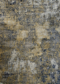 Rugslane Multi Abstract 100% Banana Silk Carpet 8.0ft  X 10.0ft