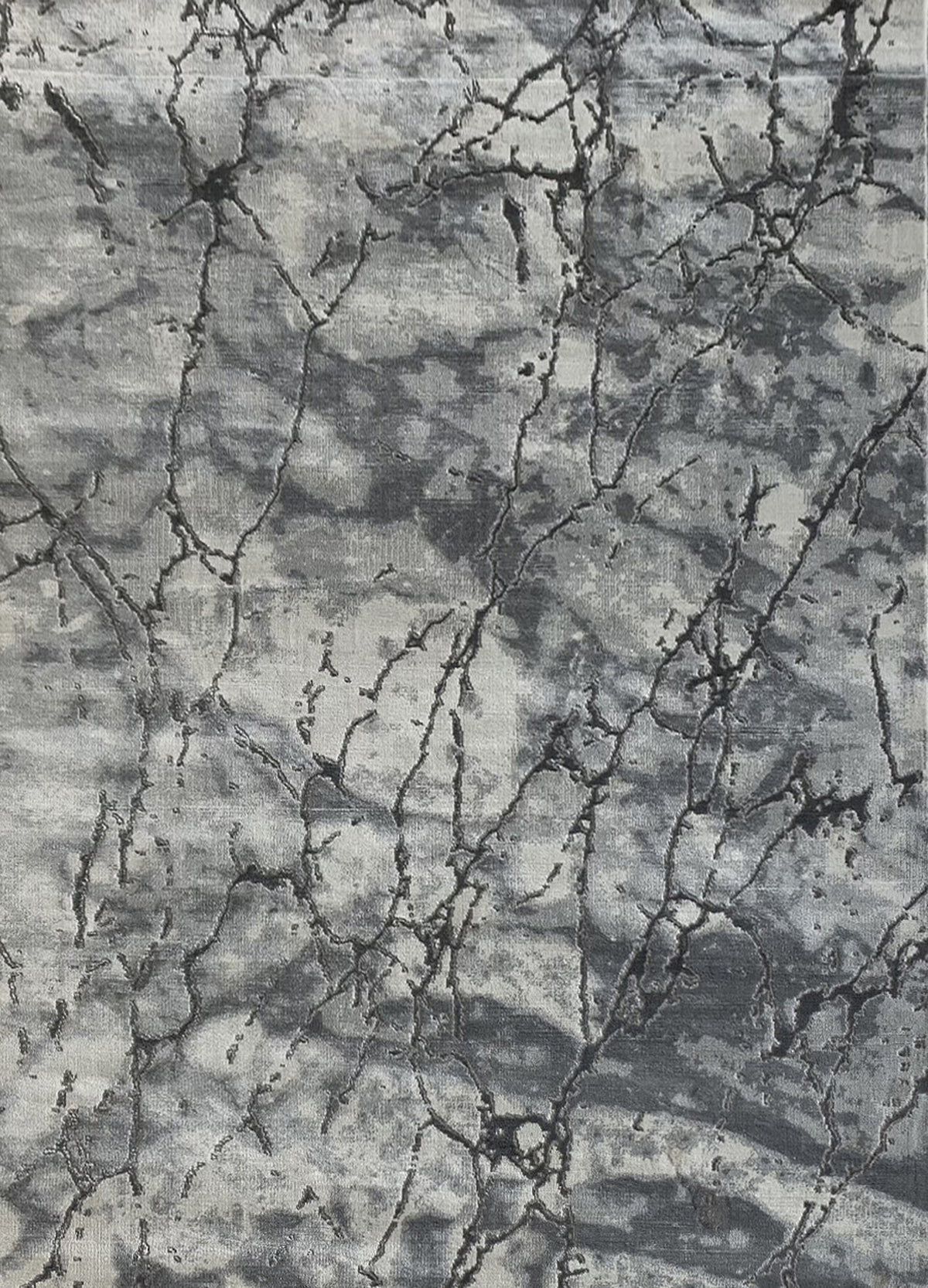 Rugslane Vegas Grey Silver Abstract Superior Carpet 5.3 ft x 7.7 ft