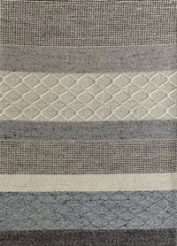 Rugslane Hand Woven Natural Grey Carpet 5ft X 8ft