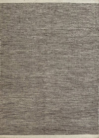Rugslane Brown Modern Durry Carpet 5.7ft X 7.10ft