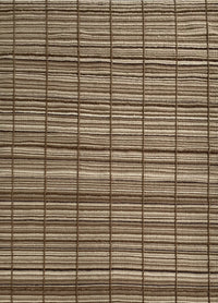 Rugslane Brown Modern Kilim Durry Carpet 5.7ft X 7.7ft