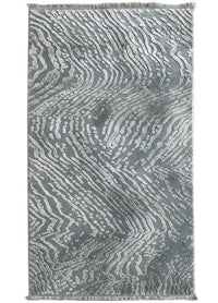 Rugslane Grey Abstract Runner Carpet 3.2ft X 6.7ft