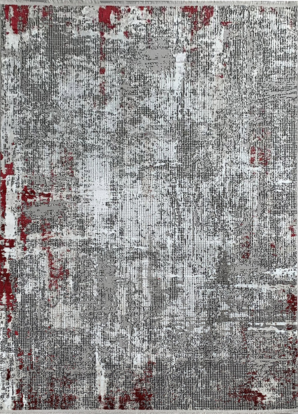 Rugslane Vegas Grey Silver Abstract Superior Carpet 6.6 ft x 9.9 ft