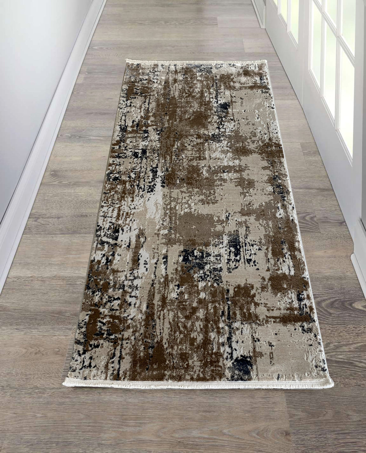 Rugslane Beige 3.3ft X 6.6ft Runner Carpet