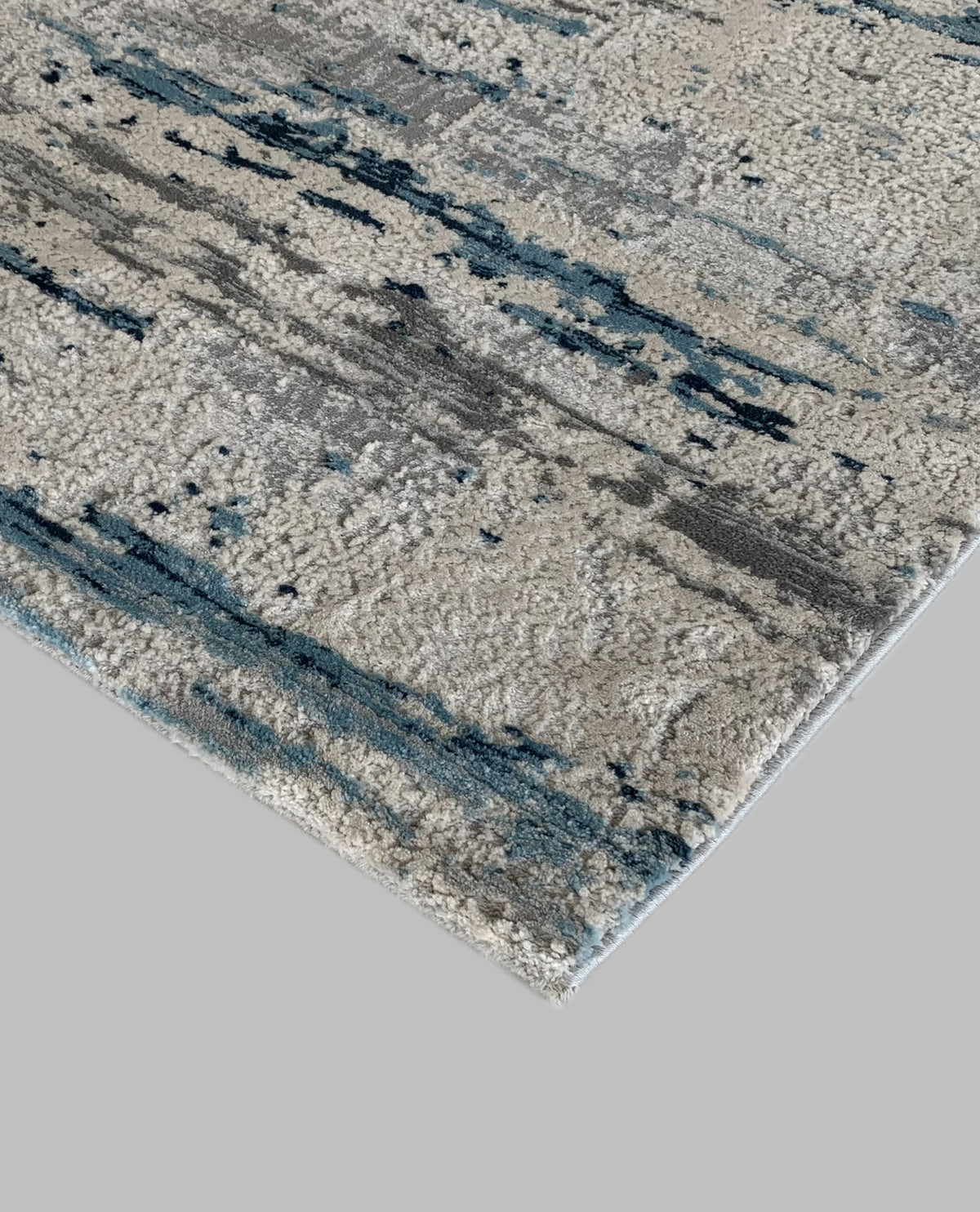 Rugslane Multi abstract Runner Carpet 3.3ft X 6.6ft