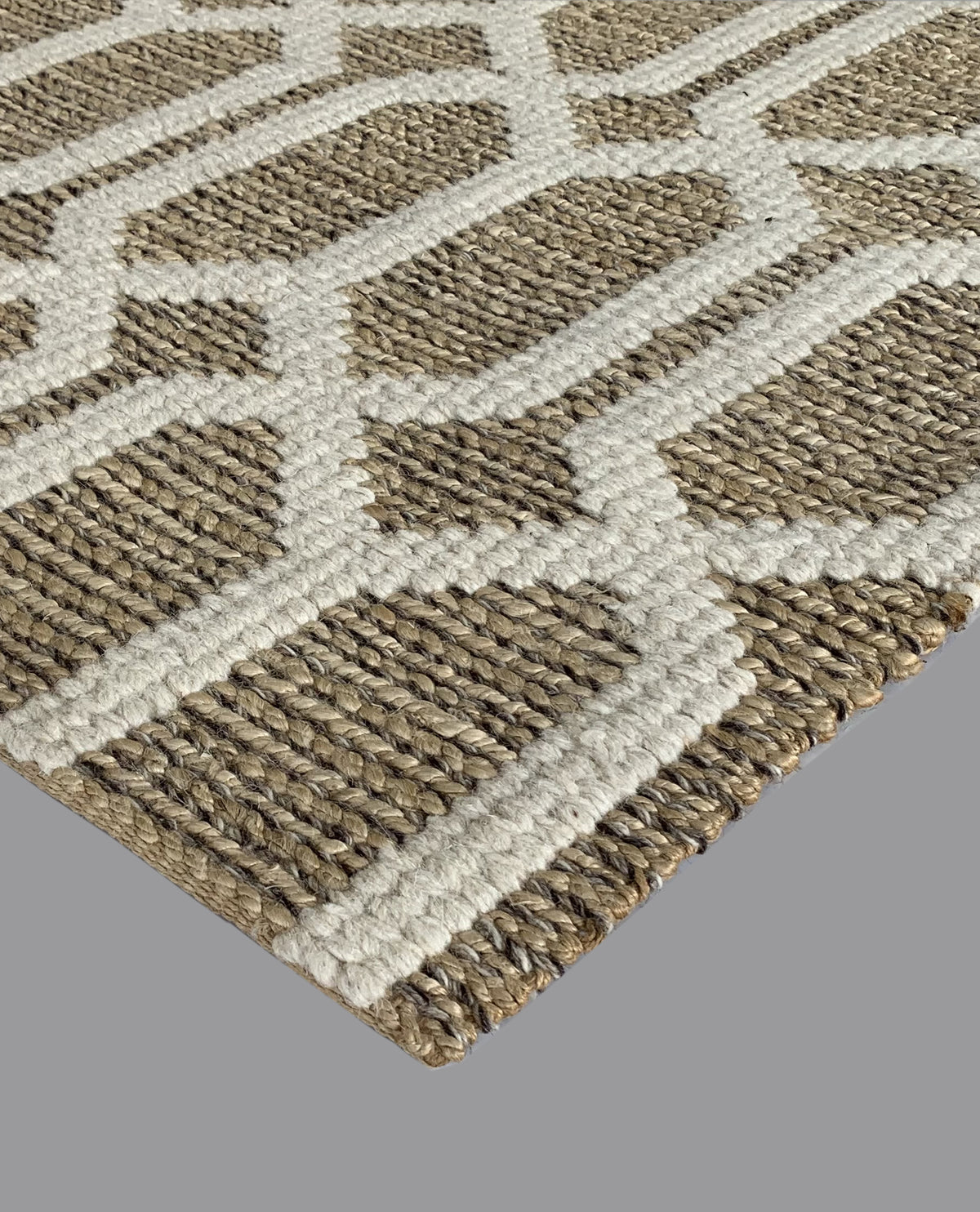 Rugslane Beige Jute Carpet 4.0ft X 6.0ft