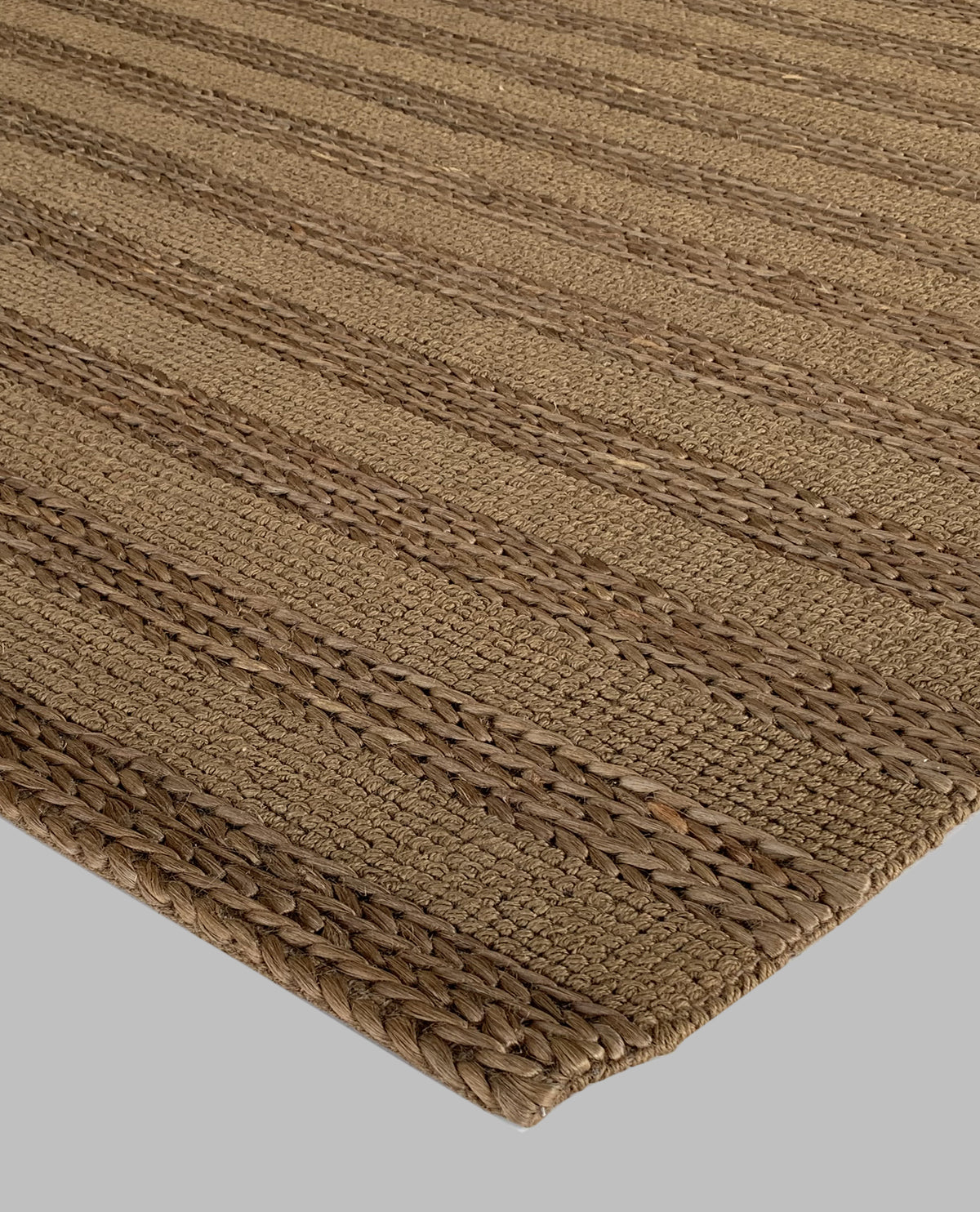 Rugslane Brown Jute Carpet 5.0ft X 8.0ft