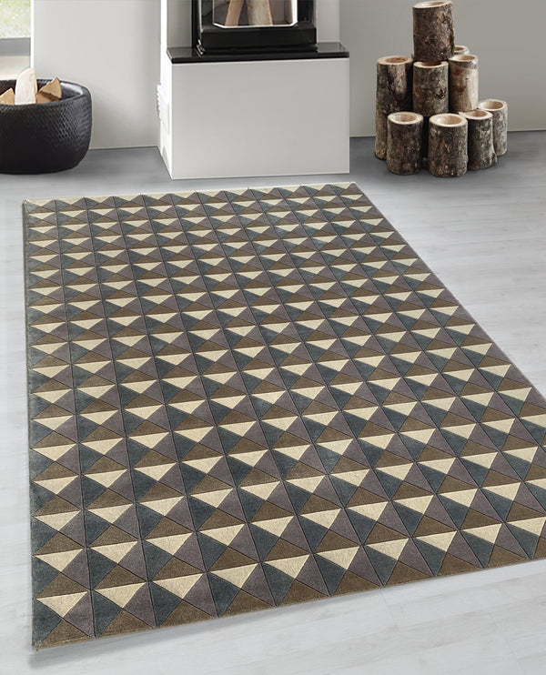 Rugslane Hand knotted Multi Modern Carpet 6ft x 9ft