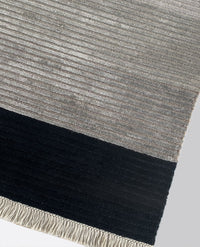 Rugslane Hand knotted Multi Modern Viscose Carpet 5.9ft X 7.11ft