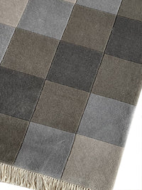 Rugslane Hand knotted Grey Beige Modern Carpet 4.0ft X 6.0ft