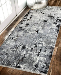 Rugslane Multi Modern Runner Carpet 3.2ft X 6.8ft