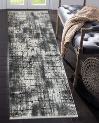 Rugslane Multi Color Modern Design Runner Carpet