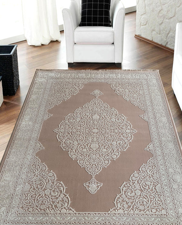 Rugslane Vegas VT Design Baby Pink Superior  Fine Carpet 5.0ft X 7.6ft